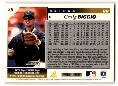 1996 Score #88 Craig Biggio NM Near Mint Astros ID:58501 - Baseball Card Single