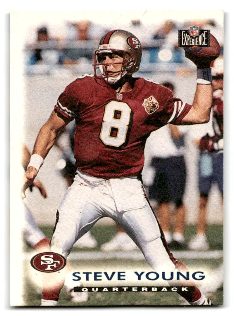 1996 Score Board NFl Experience #55 Steve Young 49ers - Football Card Single