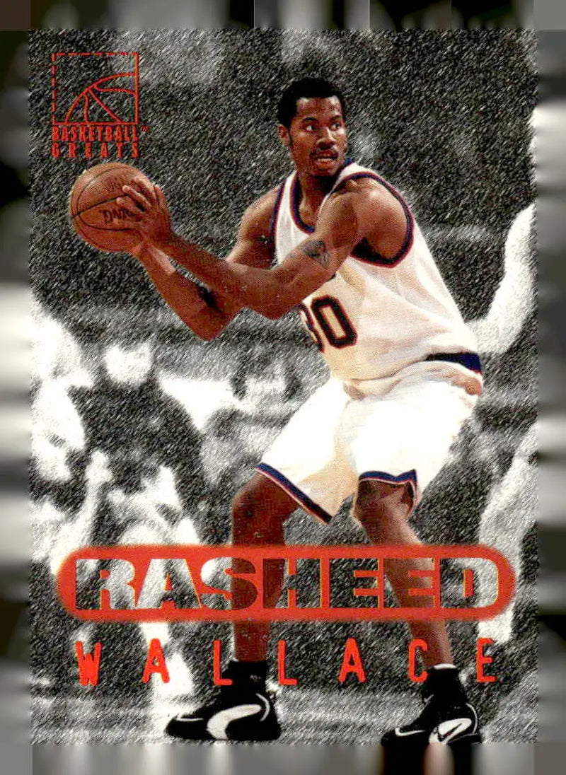 1996 Score Board Rookies #99 Rasheed Wallace - Basketball Card Single