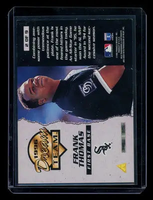 1996 Score Dream Team Frank Thomas #2 of 9 Baseball - Baseball Card Single