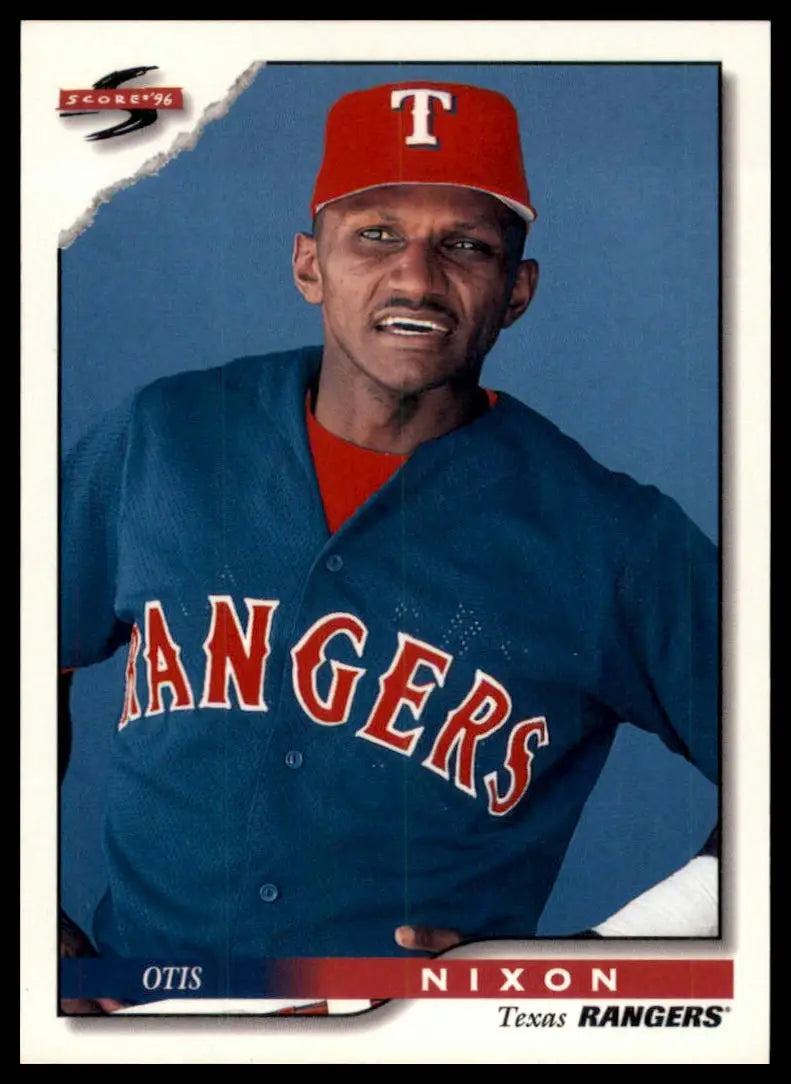 1996 Score Otis Nixon 113 Texas Rangers NM - Baseball Card Single