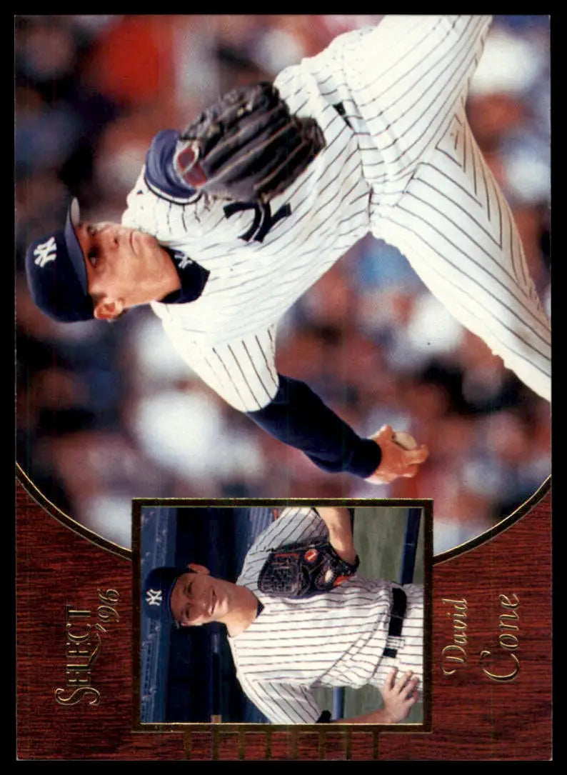 1996 Select David Cone 66 New York Yankees NM - Baseball Card Single