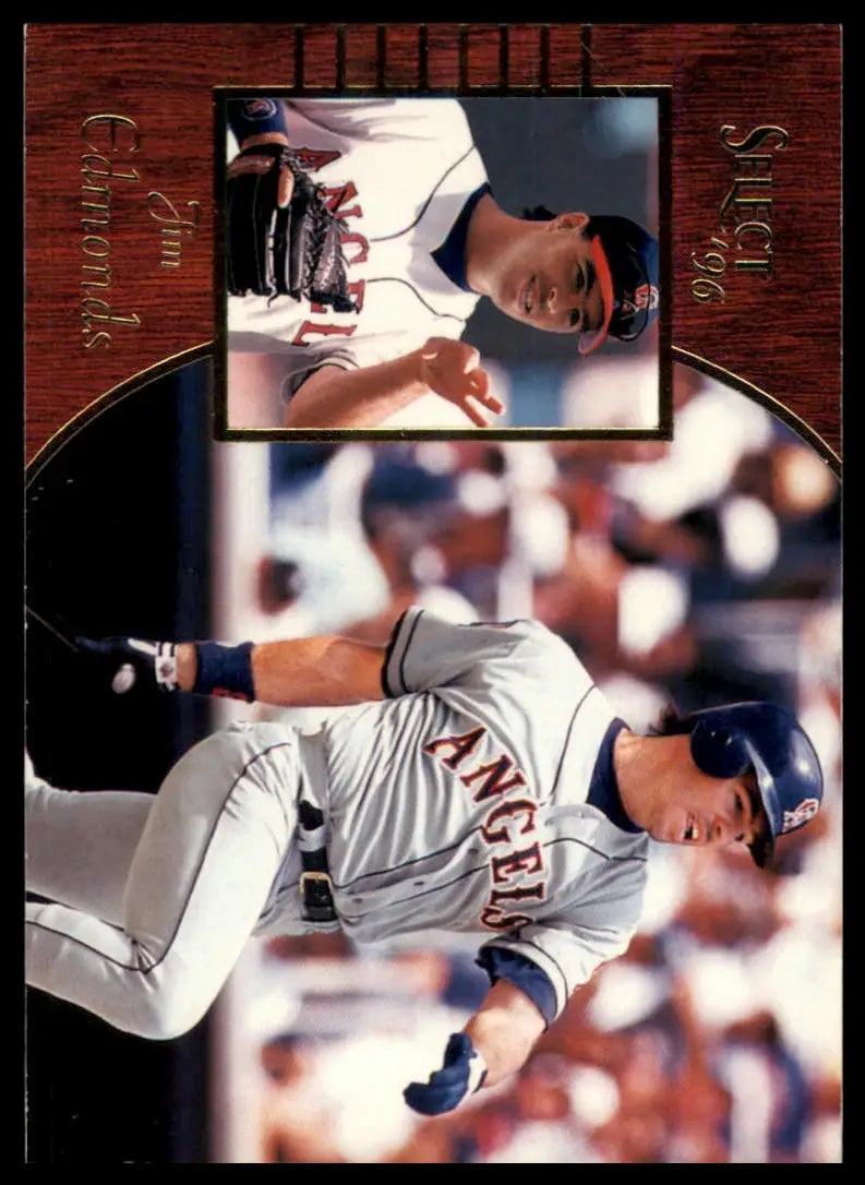 1996 Select Jim Edmonds 65 New York Yankees NM - Baseball Card Single