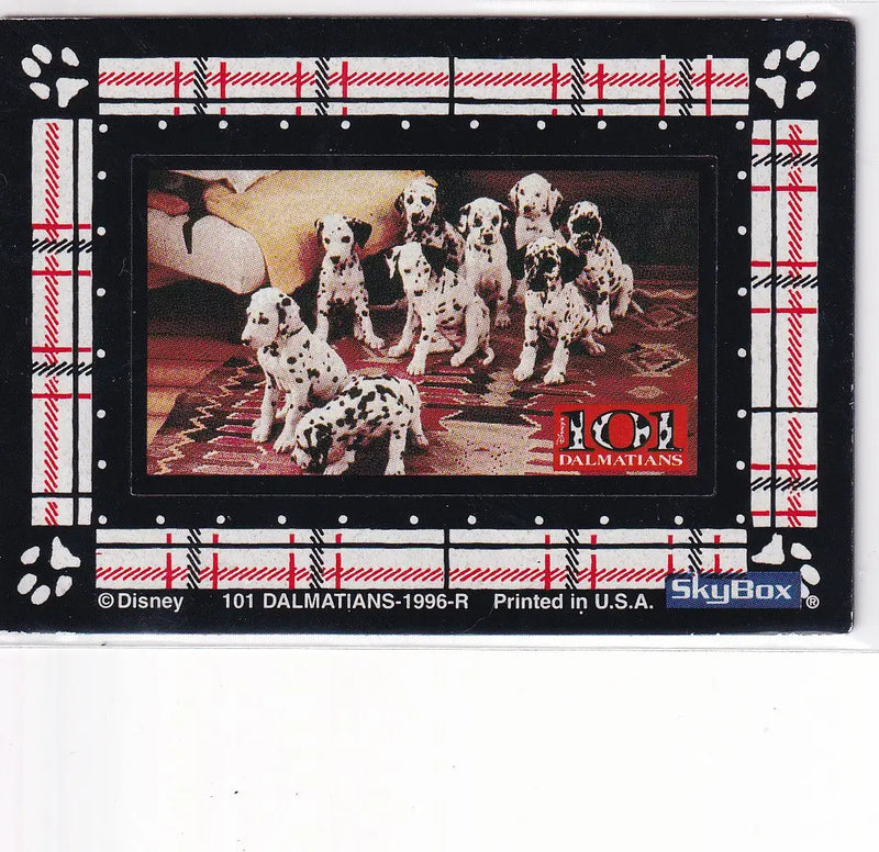 1996 SKYBOX 101 DALMATIANS MAGNET #2 BLACK- DISNEY - Non-Sports Card Single