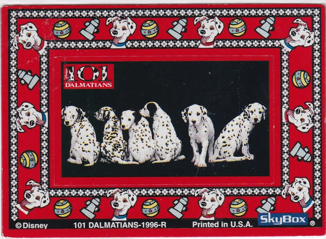 1996 SKYBOX 101 DALMATIANS MAGNET #3 RED- DISNEY - Other