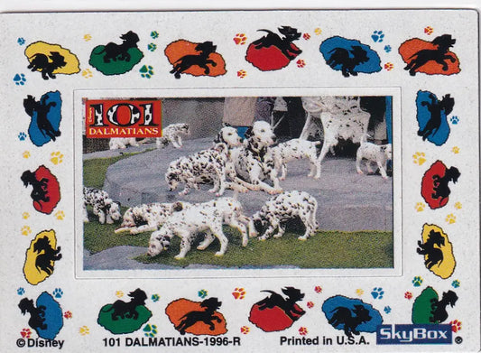 1996 SKYBOX 101 DALMATIANS MAGNET WHITE #1- DISNEY - Non-Sports Card Single