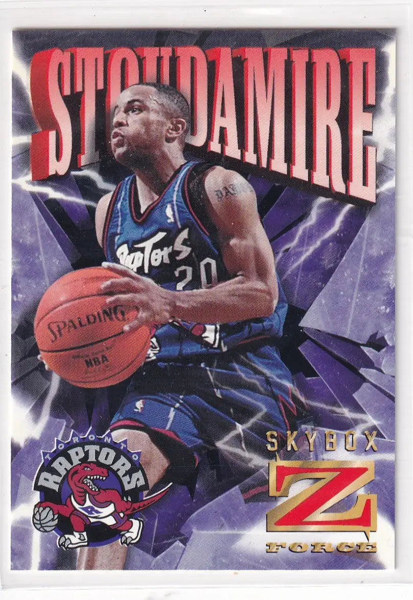 1996 SKYBOX #87 DAMON STOUDAMIRE Z FORCE- TORONTO RAPTORS - Basketball Card Single