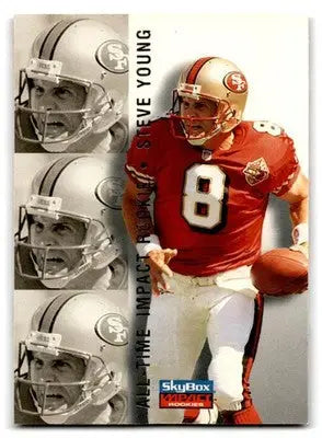 1996 SkyBox Impact Rookies #118 Steve Young - Football Card Single