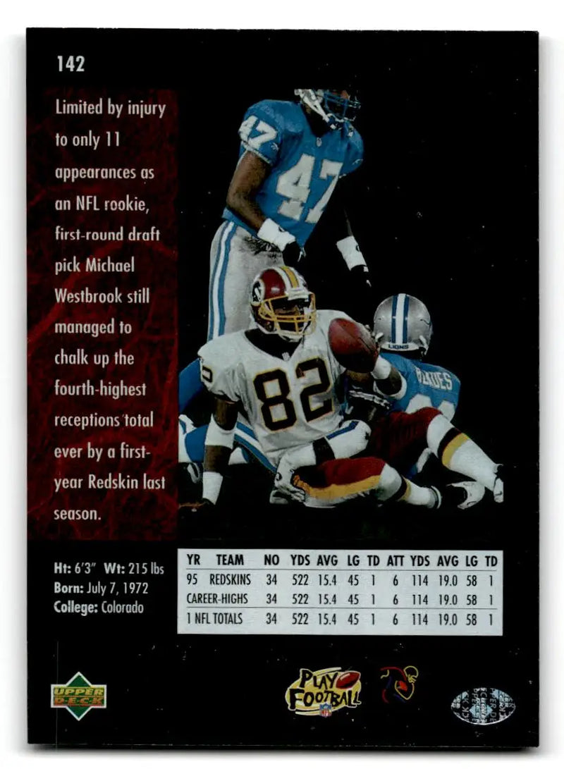 1996 SP #142 Michael Westbrook - Football Card Single