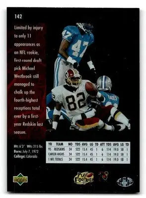 1996 SP #142 Michael Westbrook - Football Card Single
