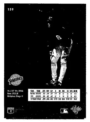 1996 SP #159 Rickey Henderson EX/NM Padres ID:63963 - Baseball Card Single