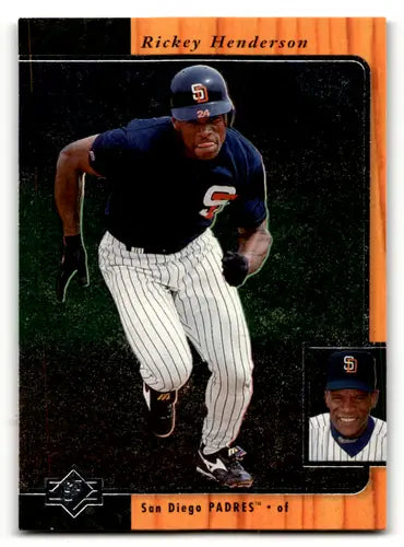 1996 SP #159 Rickey Henderson EX/NM Padres ID:63963 - Baseball Card Single