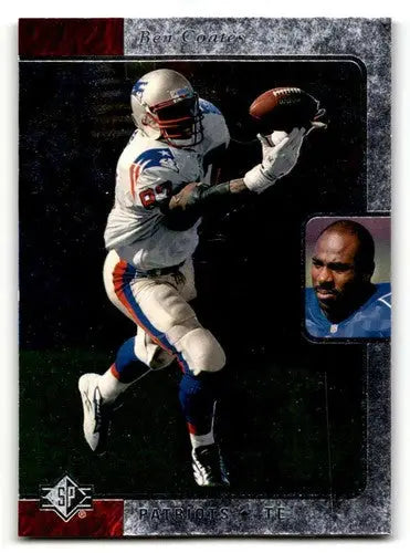 1996 SP #161 Ben Coates New England Patriots Football Cards EX/NM ID:62909 - Football Card Single