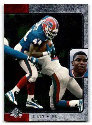 1996 SP #80 Darick Holmes trading card featuring a professional football player