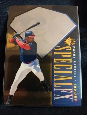 1996 SP - Holoview Special FX Manny Ramirez #43. Cleveland. - Baseball Card Single
