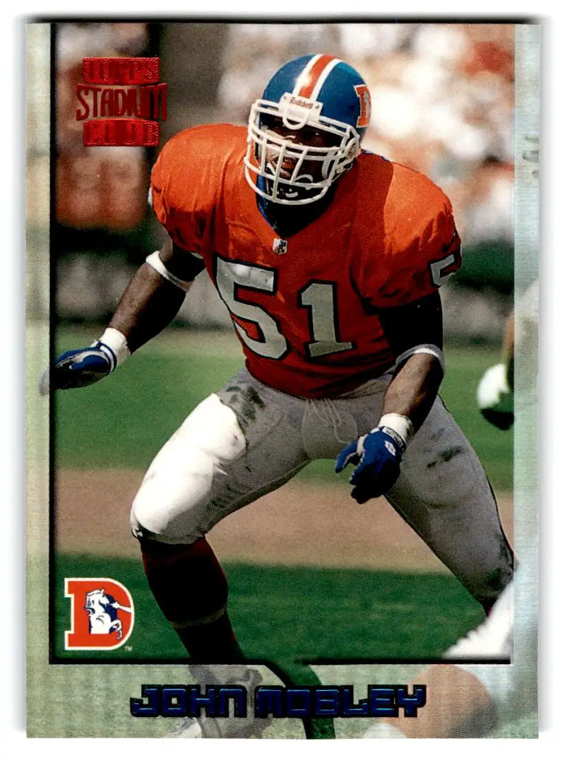 1996 Stadium Club #349 John Mobley - Football Card Single