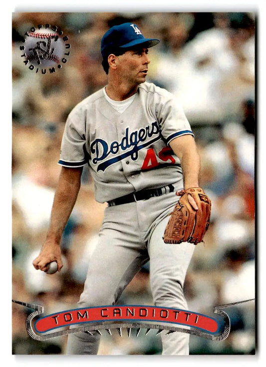 1996 Stadium Club #392 Tom Candiotti - Baseball Card Single