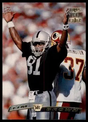 1996 Stadium Club Tim Brown 124 Oakland Raiders