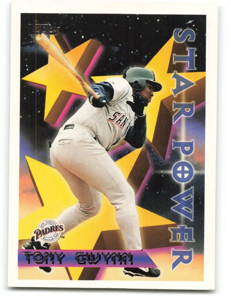 1996 Topps #1 Tony Gwynn NM-MT San Diego Padres Baseball Card - Baseball Card Single