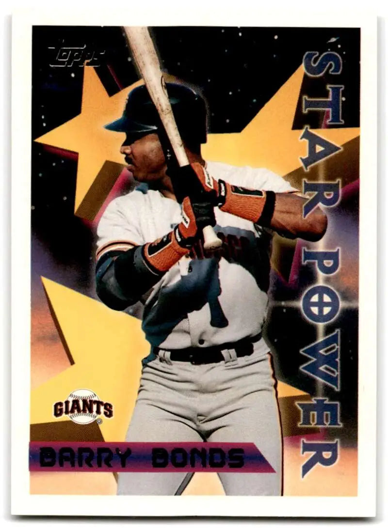 1996 Topps #10 Barry Bonds NM-MT San Francisco Giants Baseball Card - Baseball Card Single