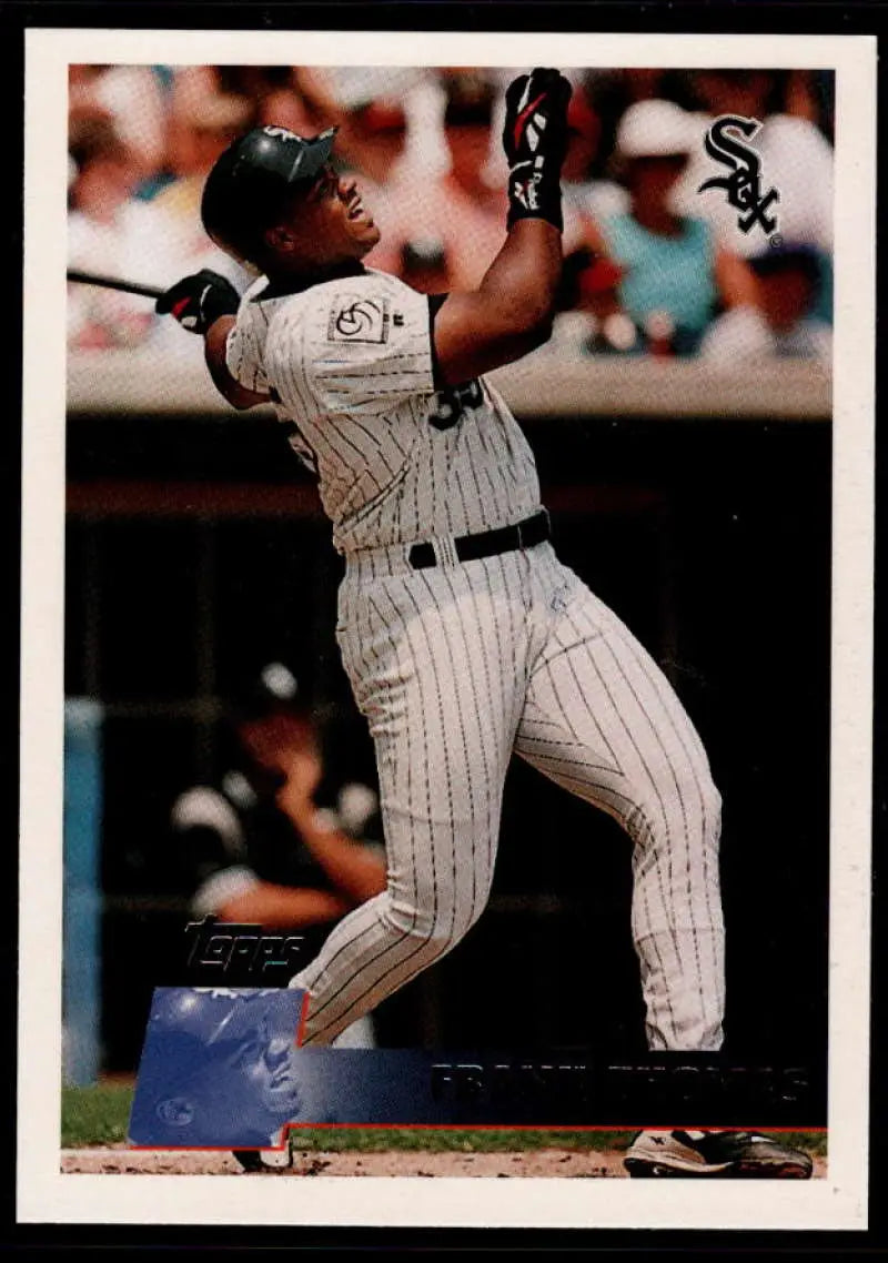 1996 Topps #100 Frank Thomas NM-MT Chicago White Sox Baseball Card - Baseball Card Single
