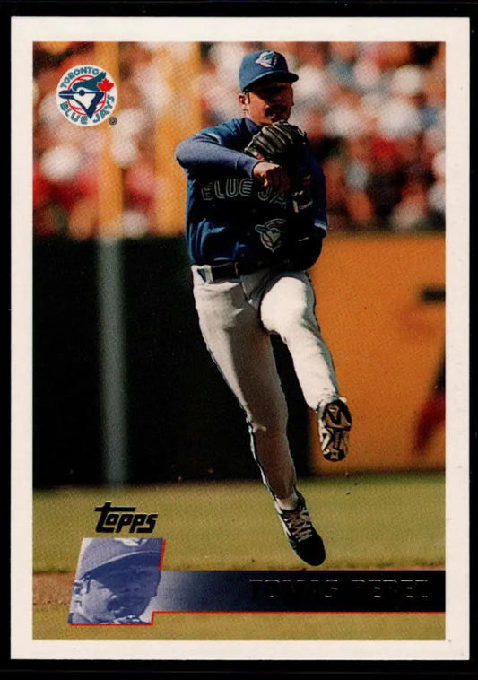 1996 Topps #106 Tomas Perez NM-MT Toronto Blue Jays Baseball Card - Baseball Card Single