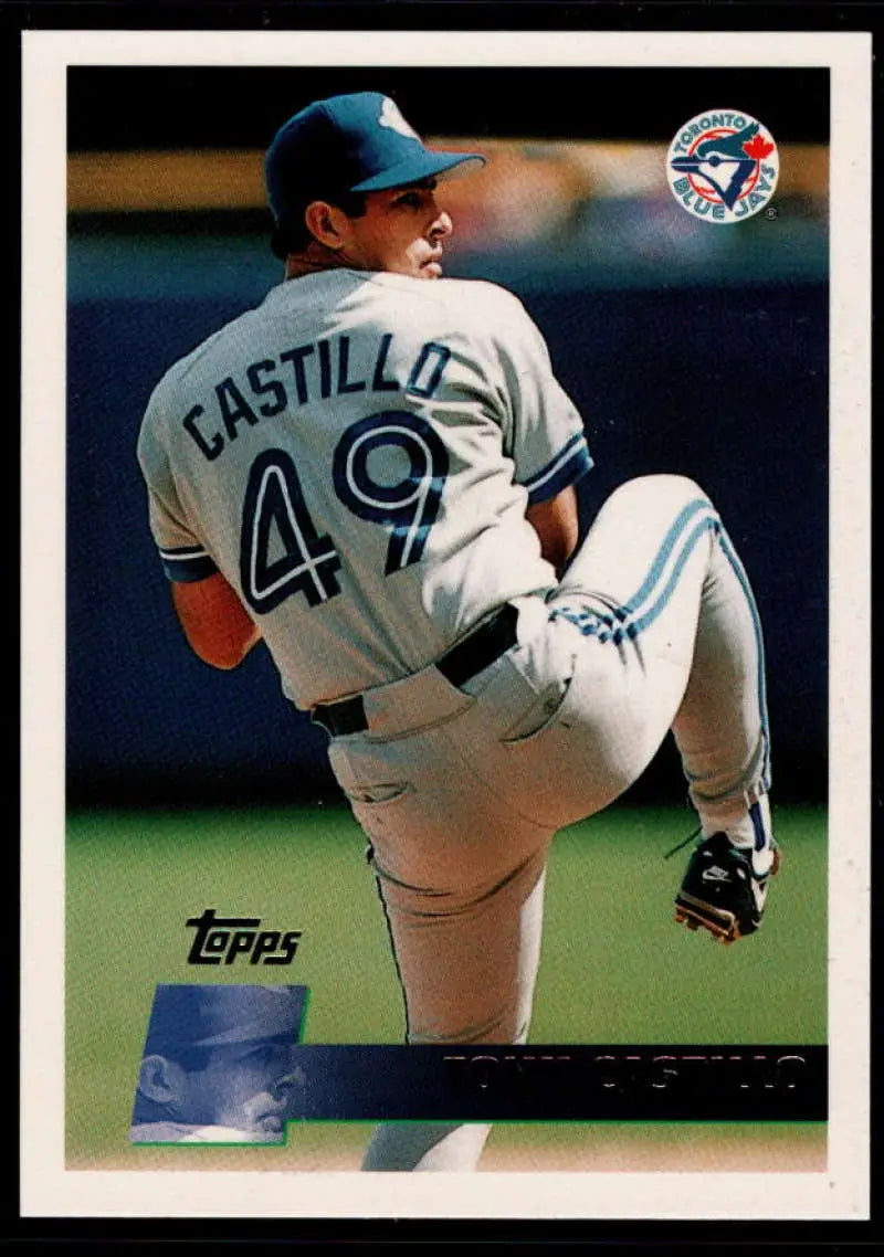 1996 Topps #109 Tony Castillo NM-MT Toronto Blue Jays Baseball Card - Baseball Card Single