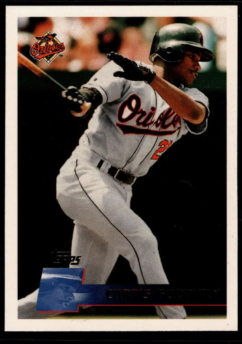 1996 Topps #121 Curtis Goodwin NM-MT Baltimore Orioles Baseball Card - Baseball Card Single
