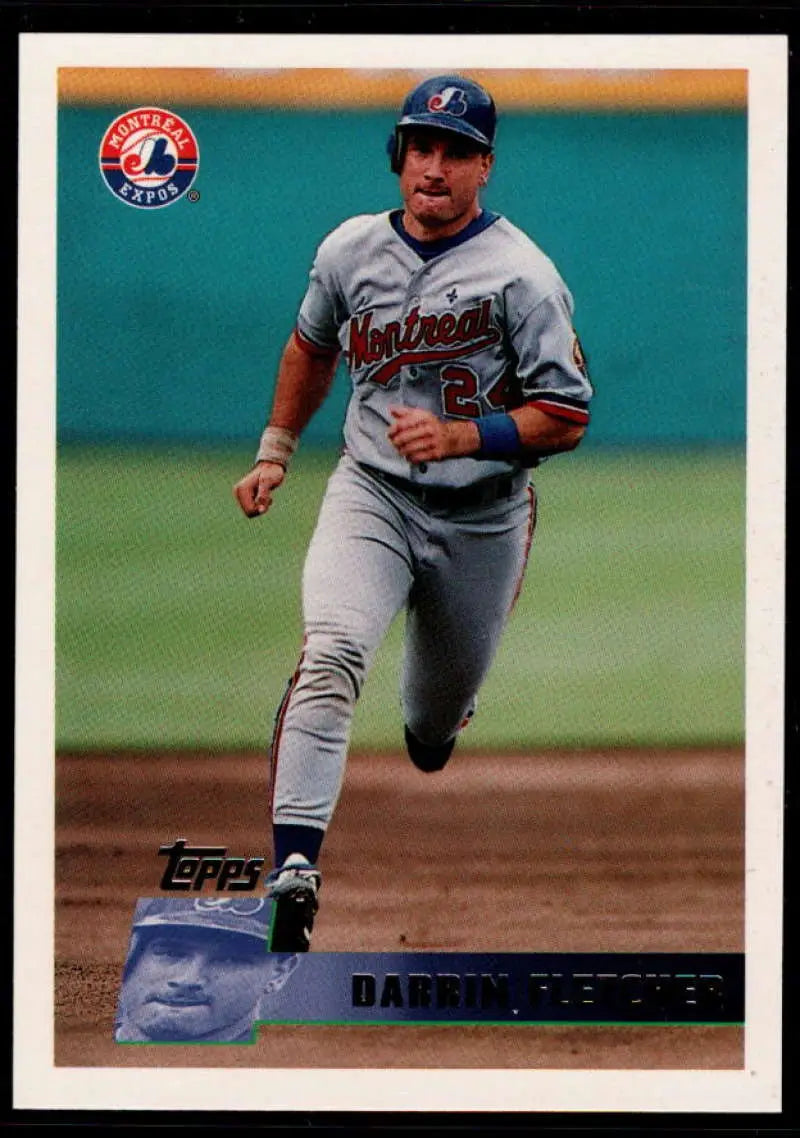 1996 Topps #127 Darrin Fletcher NM-MT Montreal Expos Baseball Card - Baseball Card Single