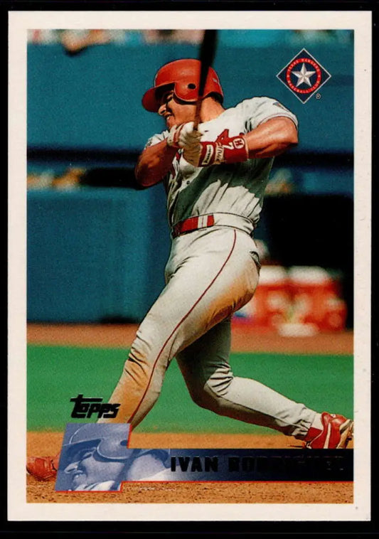 1996 Topps #140 Ivan Rodriguez NM-MT Texas Rangers Baseball Card - Baseball Card Single