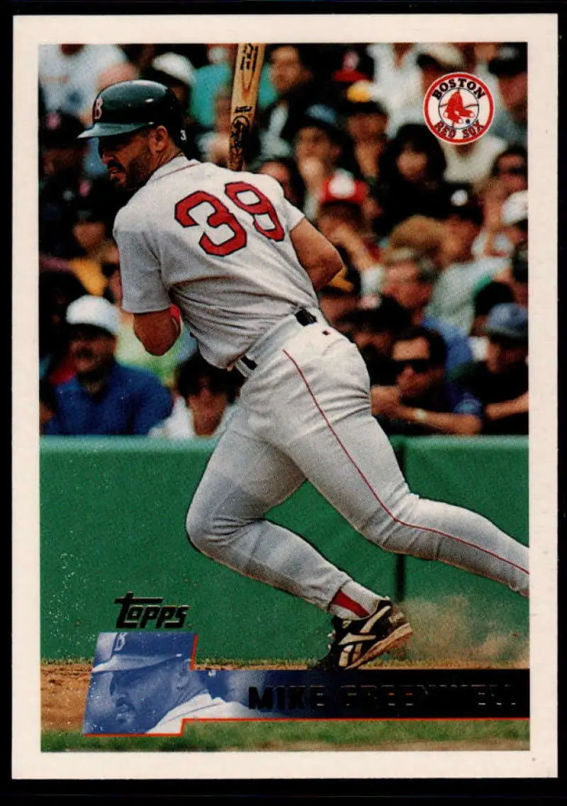 1996 Topps #143 Mike Greenwell NM-MT Boston Red Sox Baseball Card - Baseball Card Single