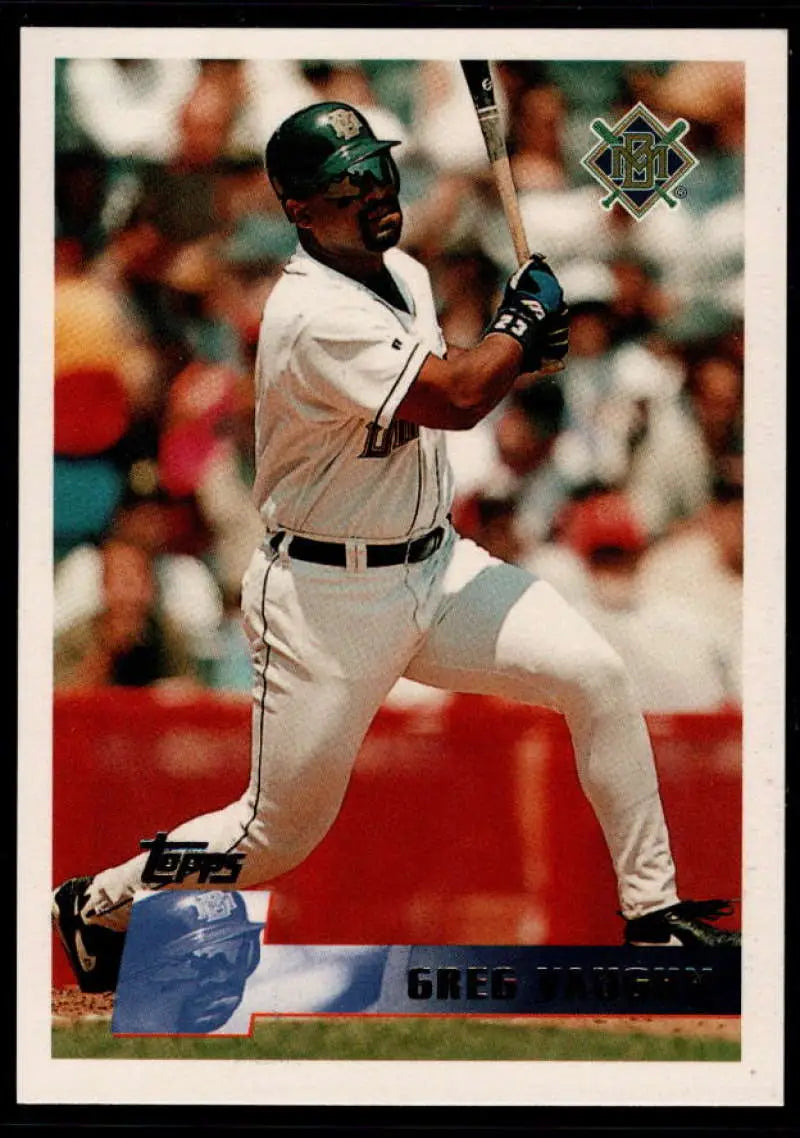 1996 Topps #147 Greg Vaughn NM-MT Milwaukee Brewers Baseball Card - Baseball Card Single