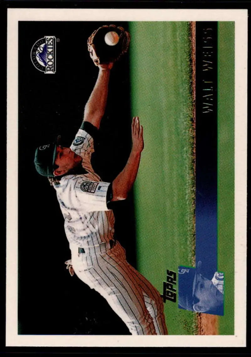 1996 Topps #149 Walt Weiss NM-MT Colorado Rockies Baseball Card - Baseball Card Single