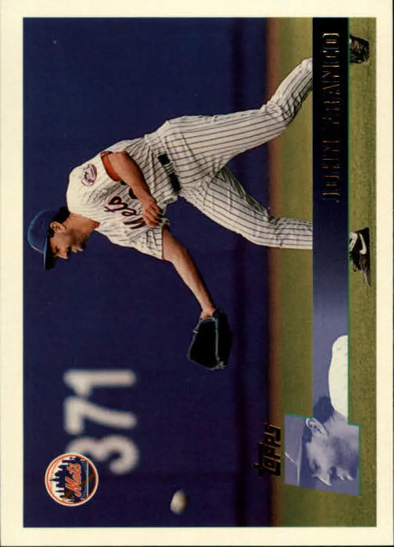 1996 Topps #155 John Franco NM-MT New York Mets Baseball Card - Baseball Card Single