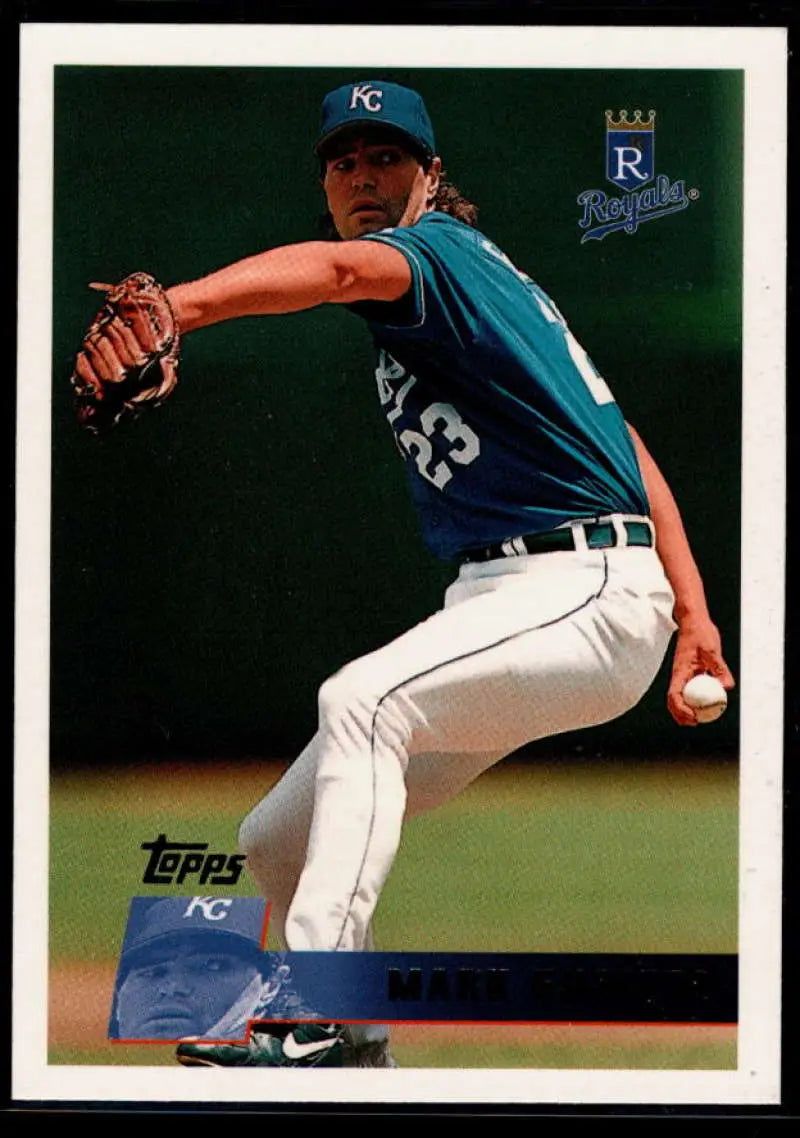 1996 Topps #157 Mark Gubicza NM-MT Kansas City Royals Baseball Card - Baseball Card Single