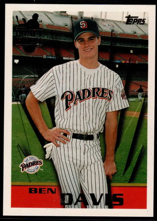 1996 Topps #16 Ben Davis NM-MT San Diego Padres Baseball Card - Baseball Card Single