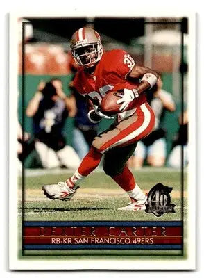 1996 Topps #164 Dexter Carter - Football Card Single
