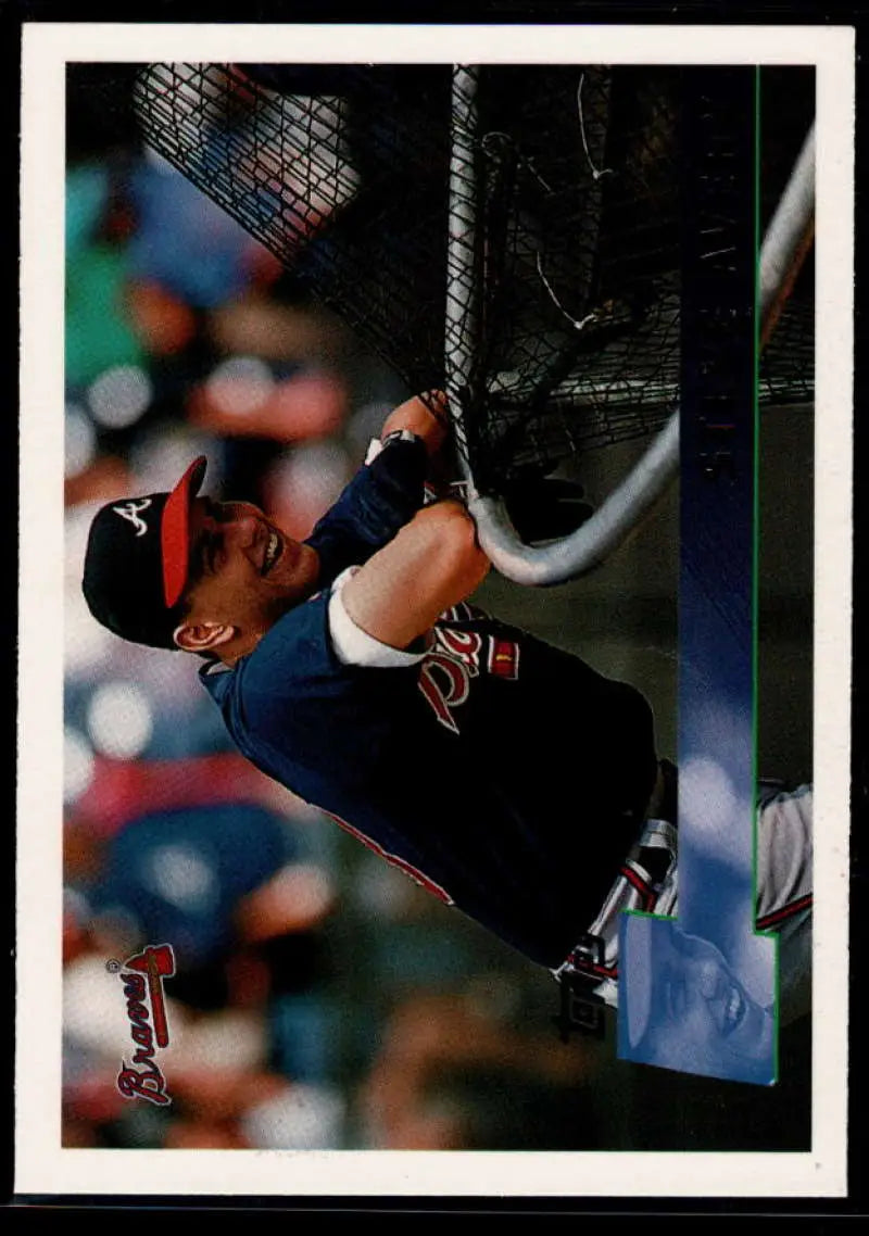 1996 Topps #165 Steve Avery NM-MT Atlanta Braves Baseball Card - Baseball Card Single