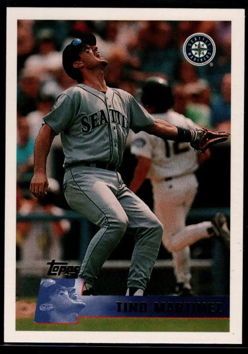 1996 Topps #168 Tino Martinez NM-MT Seattle Mariners Baseball Card - Baseball Card Single