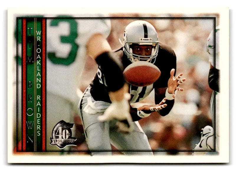 1996 Topps #170 Tim Brown - Football Card Single