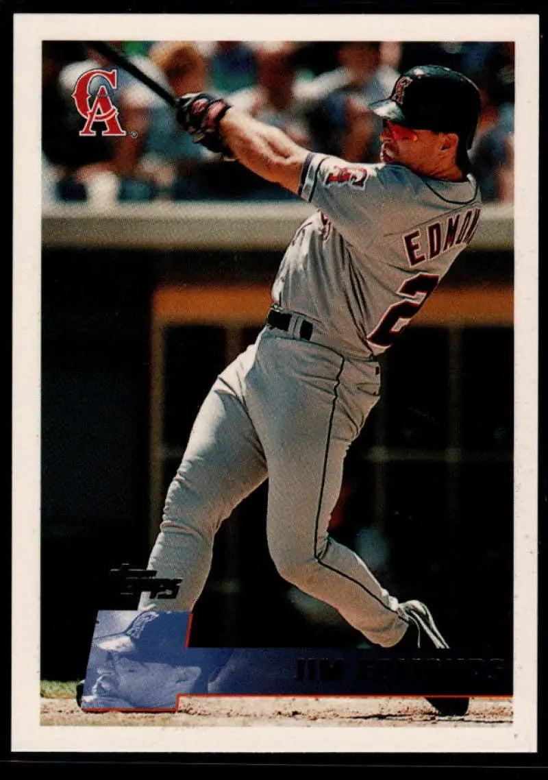 1996 Topps #171 Jim Edmonds NM-MT California Angels Baseball Card - Baseball Card Single