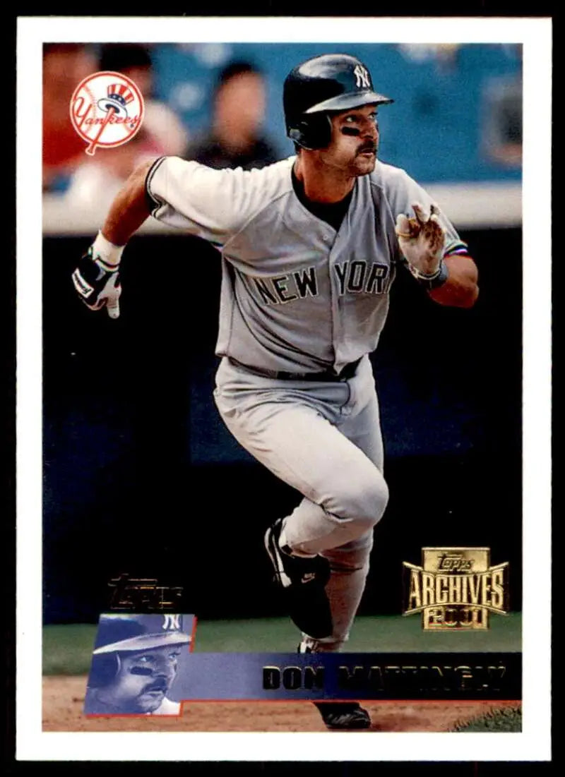 1996 Topps #185 Don Mattingly NM-MT New York Yankees Baseball Card - Baseball Card Single