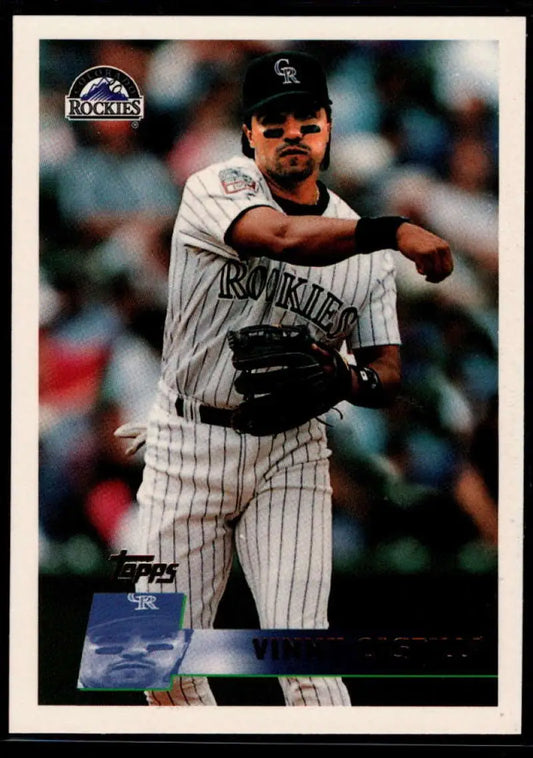 1996 Topps #188 Vinny Castilla NM-MT Colorado Rockies Baseball Card - Baseball Card Single