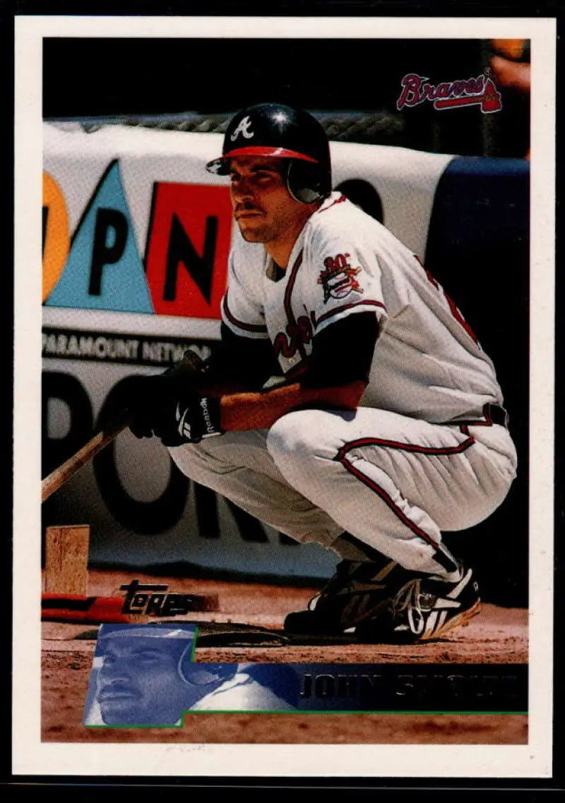 1996 Topps #189 John Smoltz NM-MT Atlanta Braves Baseball Card - Baseball Card Single