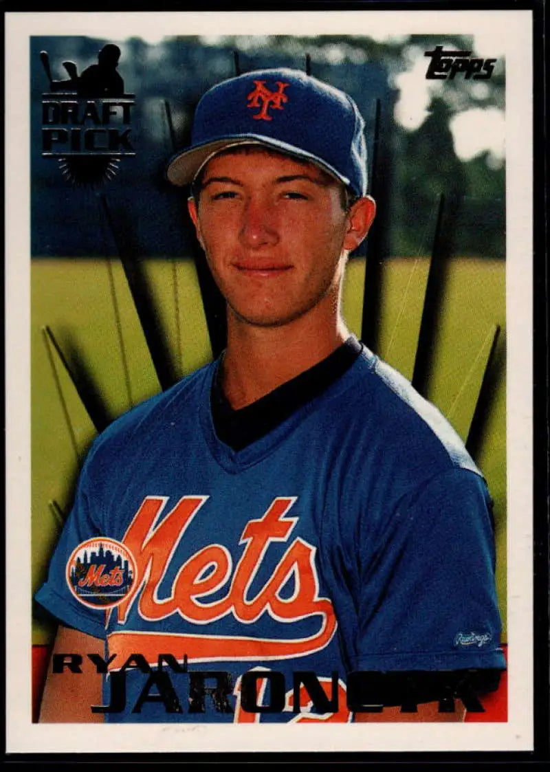 1996 Topps #19 Ryan Jaroncyk NM-MT New York Mets Baseball Card - Baseball Card Single
