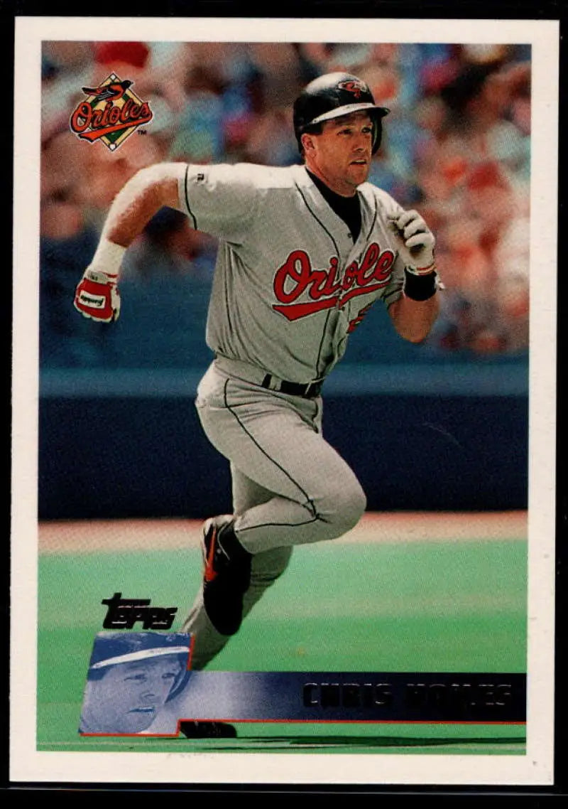 1996 Topps #191 Chris Hoiles NM-MT Baltimore Orioles Baseball Card - Baseball Card Single