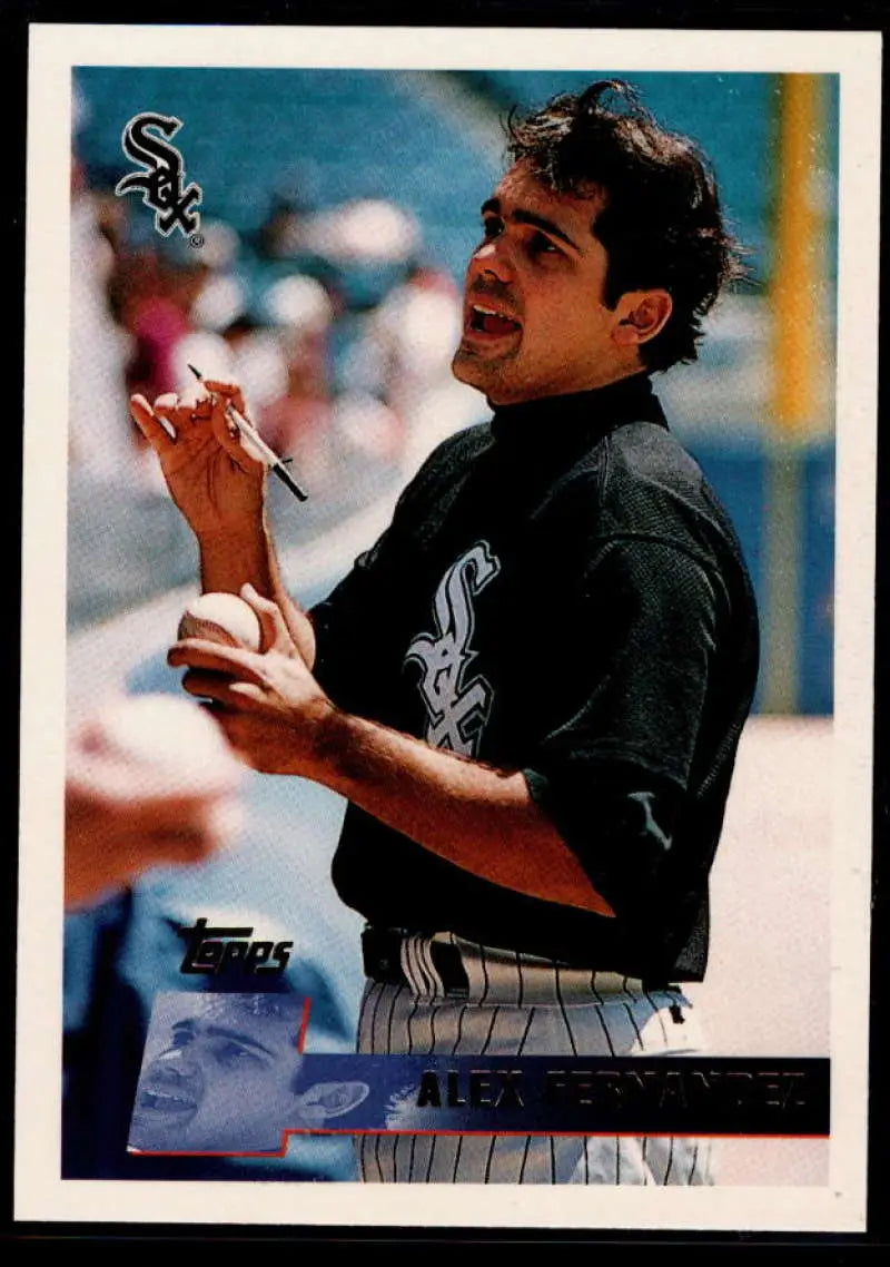 1996 Topps #194 Alex Fernandez NM-MT Chicago White Sox Baseball Card - Baseball Card Single