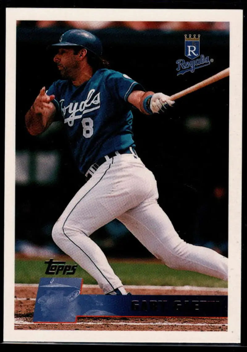 1996 Topps #204 Gary Gaetti NM-MT Kansas City Royals Baseball Card - Baseball Card Single