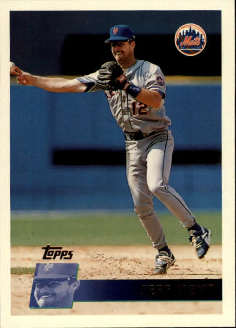 1996 Topps #207 Jeff Kent NM-MT New York Mets Baseball Card - Baseball Card Single
