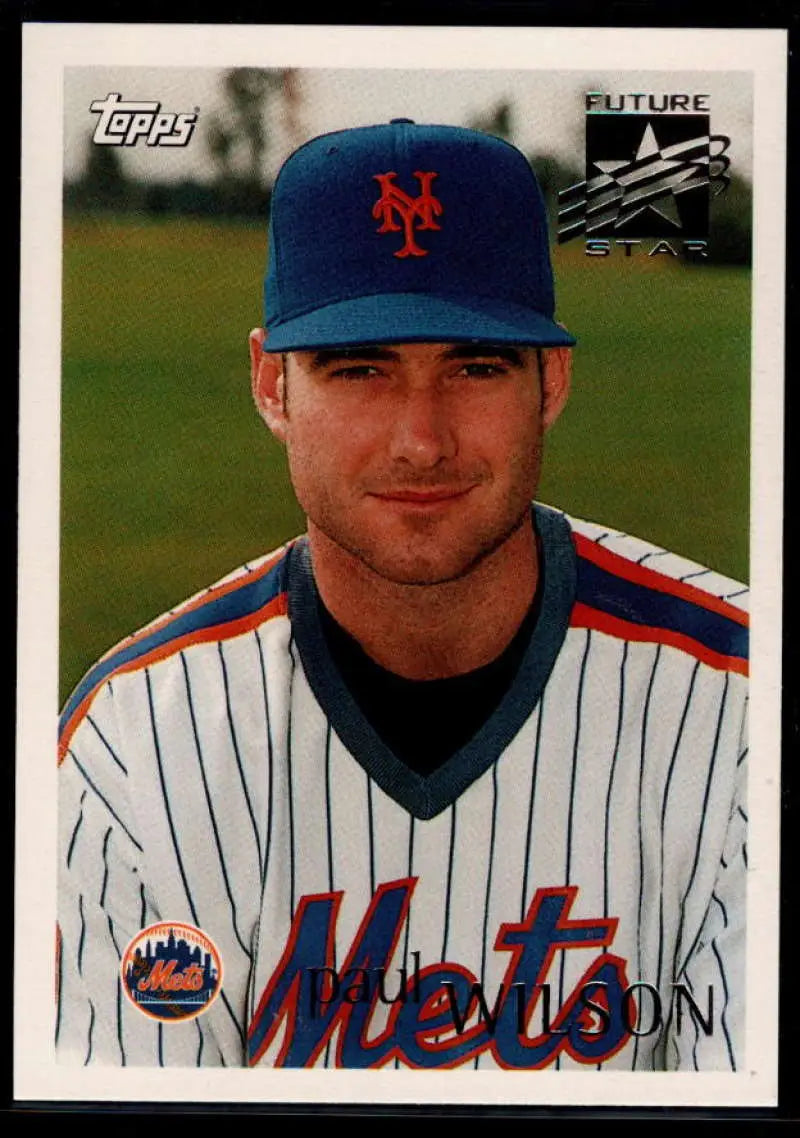 1996 Topps #214 Paul Wilson NM-MT New York Mets Baseball Card - Baseball Card Single